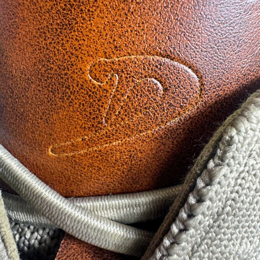 Wingtip Oxford Mens Olive Green Sneakers C24948‎